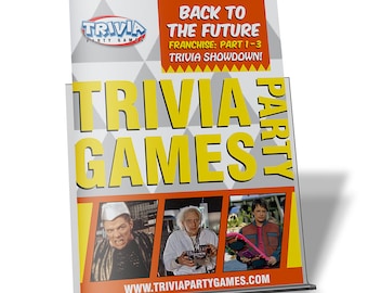 Back To The Future | Franchise Part 1-3 | Trivia Party Game