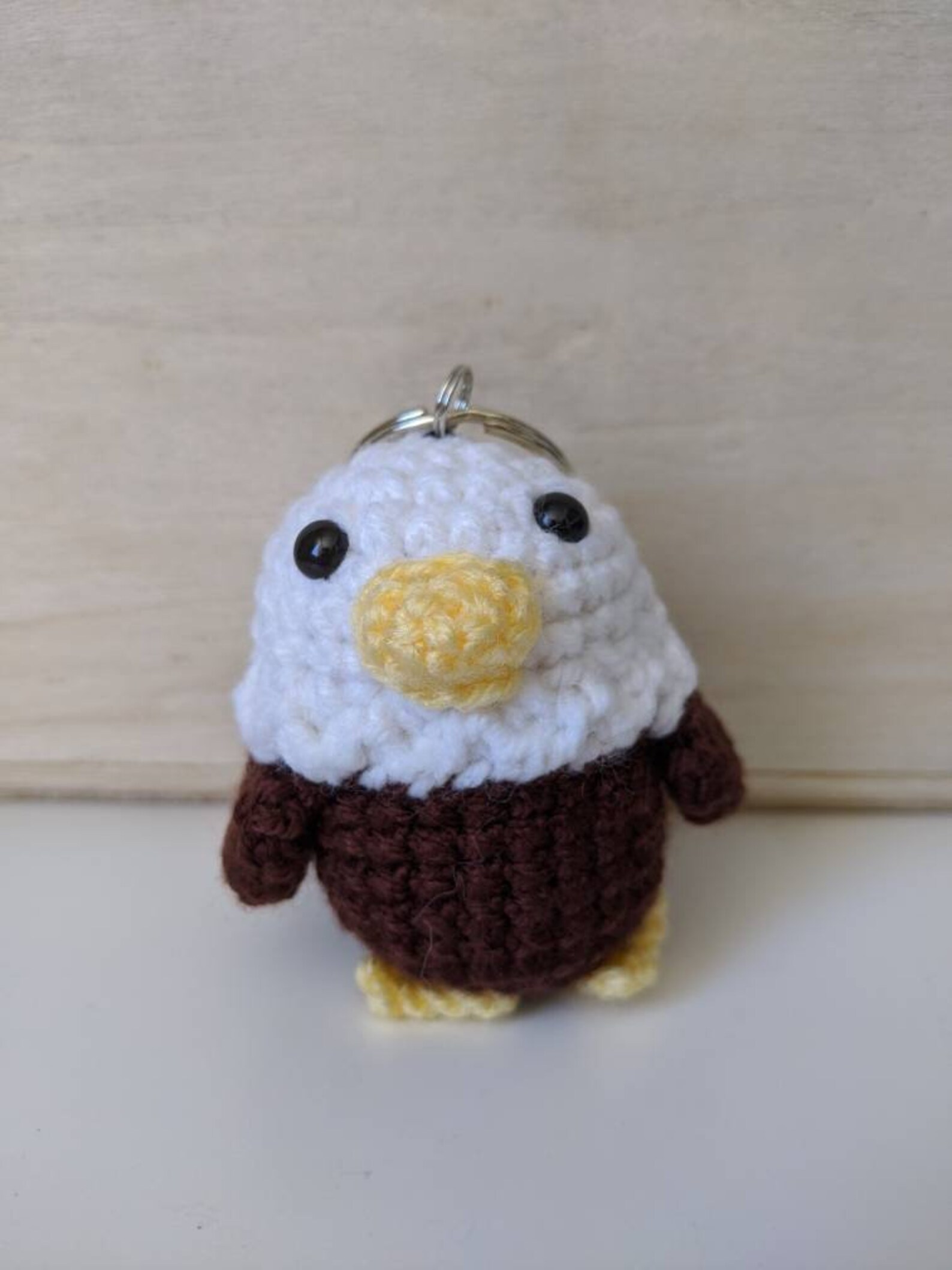 BABY EAGLE Keychain cute eagle crochet keychain Etsy