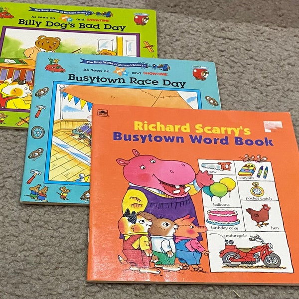 Busytown Richard Scarry - Etsy