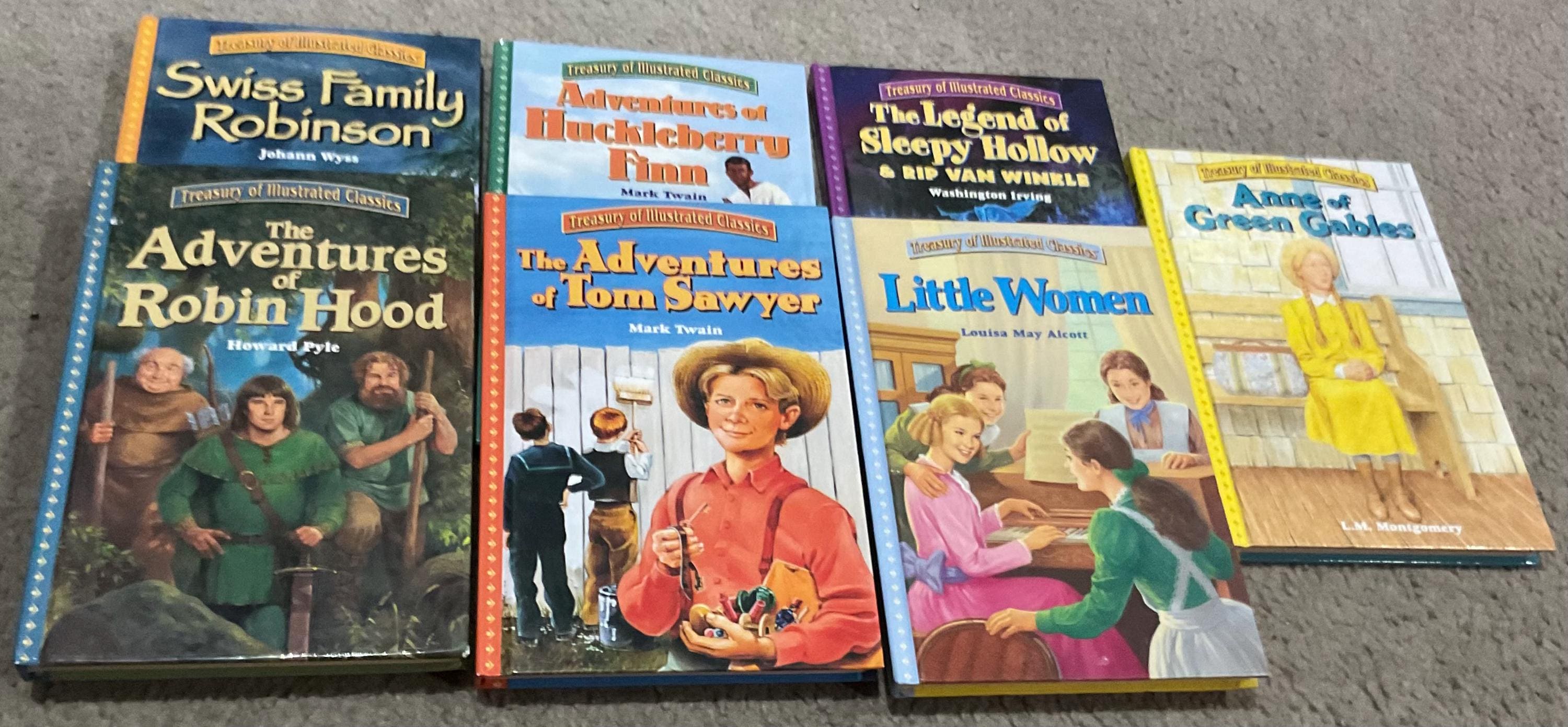 Treasury of Illustrated Classics Book Set - Etsy