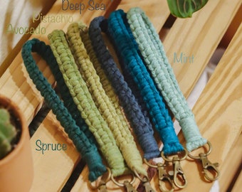 Bracciali Portachiavi Macramè Fatti A Mano: 2 Pezzi Boho In Cotone – Regalo Originale! - 4
