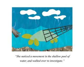 The Mighty Tree Zine - The Sea Turtle - Nature Story, Ocean Tale, Neighborhood Poem, Alien Cartoons