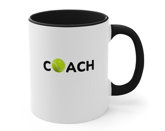 Tennis-Trainer-Becher, Tennis-Trainer-Geschenk, Tennis-Trainer-Kaffeetasse, Trainer-Tasse, Geschenk für Trainer, Geschenk für Tennis-Trainer, Tennis-Trainer