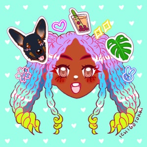 Cute Chibi Anime Portraits (Digital Only)