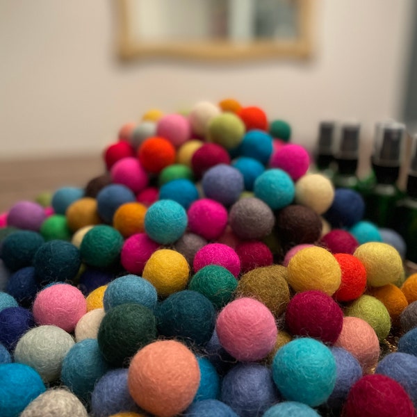 Catnip Infused Felted Wool Balls and Infusion Spray (10 or 20 toys + 1 Mister)