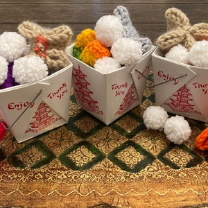 Catnip Infused Wonton and Rice Ball Cat Toy Set (6 toys)