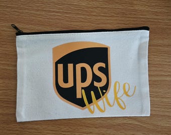 UPS Wife Make-up Pouch/Pencil Pouch
