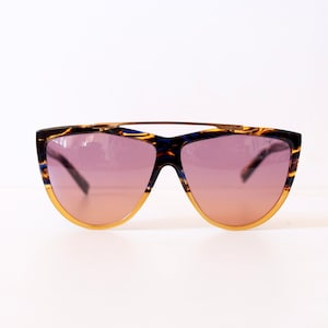 AUTHENTIC TRUSSARDI  Deadstock Vintage Aviator Degraded Sunglasses for Women STR140