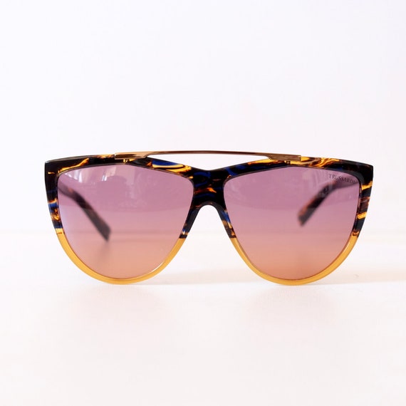 AUTHENTIC TRUSSARDI Deadstock Vintage Aviator Degraded 
