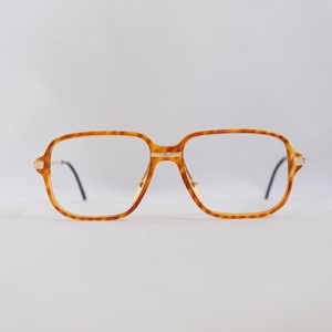 AUTHENTIC 80s Dunhill Gold Frame Glasses for Men/ Vintage Tortoise Gold Plated Oversize Luxury Glasses