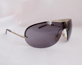 VALENTINO Authentic Y2K Shield Sunglasses, Oversized  display picture 1