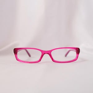 Y2K Ralph Lauren RA 7019 Deadstock Pink Bayonetta Womens Glasses/ Authentic Vintage Designer Reading Rectangle Eyeglasses