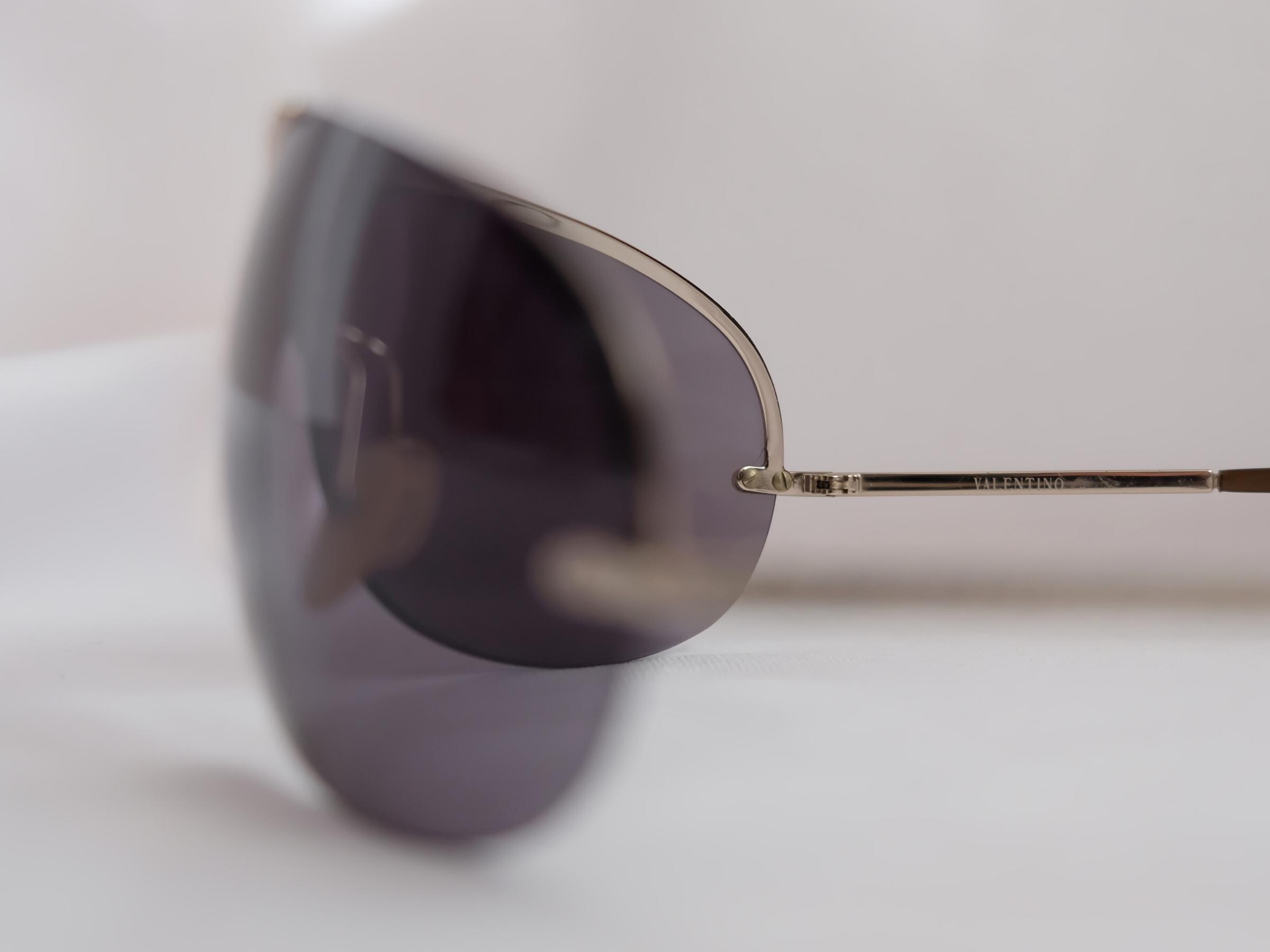 VALENTINO Authentic Y2K Shield Sunglasses, Oversized 