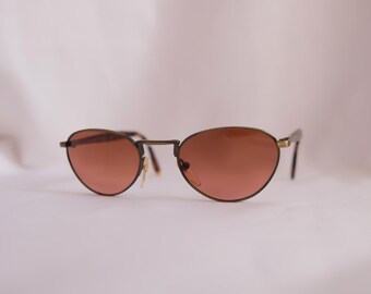 Vintage Serengeti Tortoise Shell Oval Sunglasses Vintage SERENGETI Sunglasses Oval Brown Lenses Metal Silver  main image 4