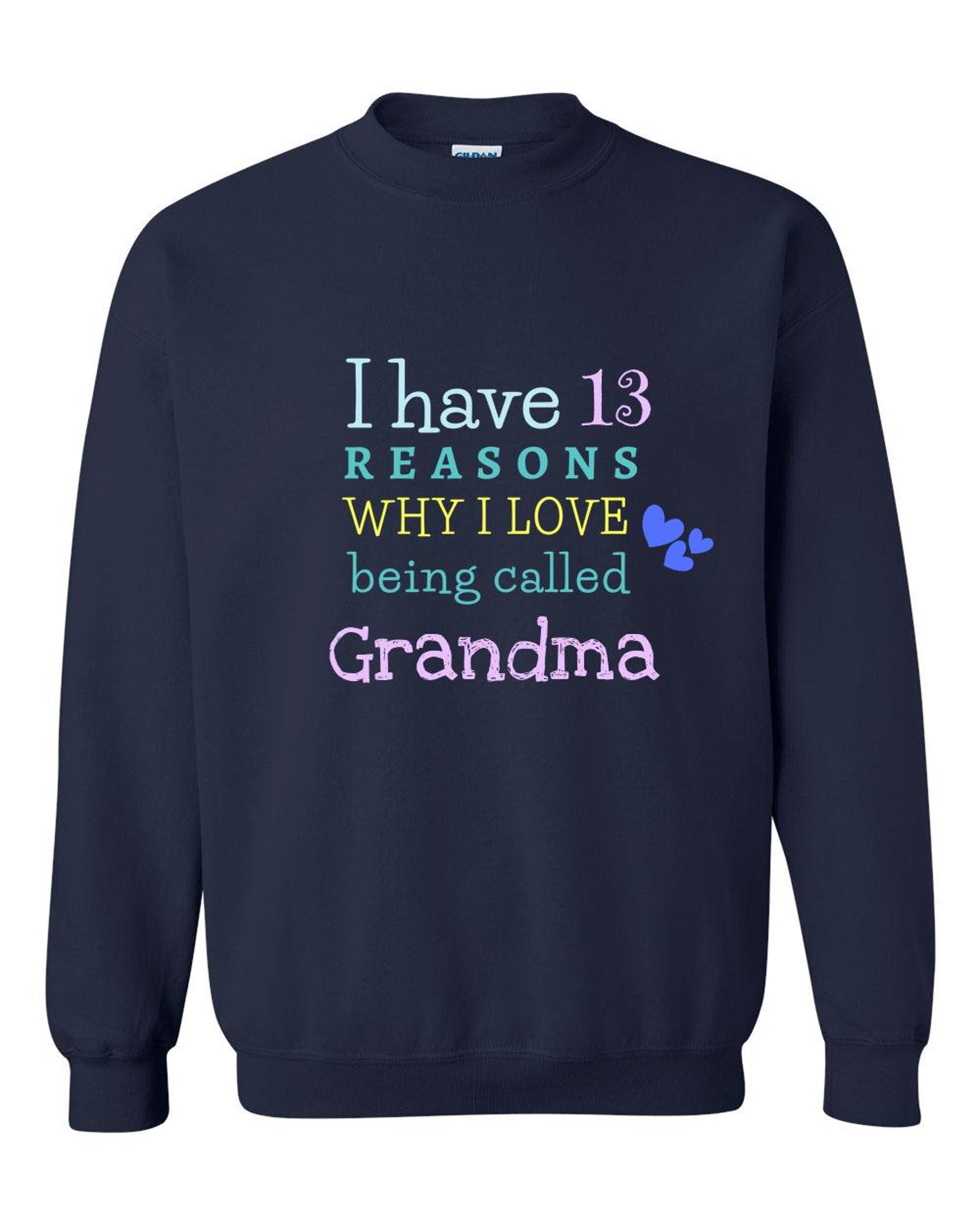 Custom Sweatshirt Grandma Sweater Grandkids Sweater Grandma | Etsy