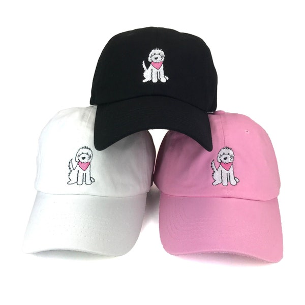Dog Mom Doodle Hat, Custom Dog Dad Hat, Goldendoodle Dog Lover Gift, The Wag Life Embroidered Baseball cap, Matching Pet Gift, Adjustable