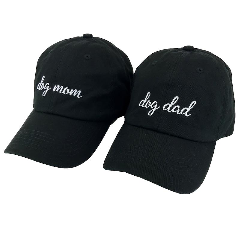 Matching Dog Mom Dog Dad Hat Set Puppy Parents Gotcha Day Etsy