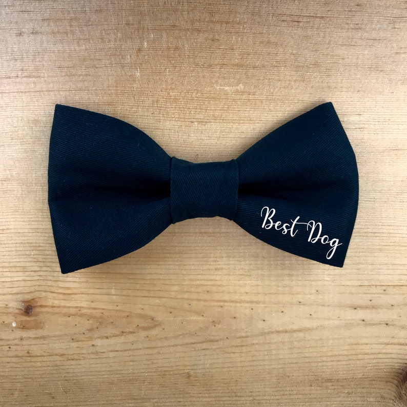Wedding Dog Bow Tie, Best Dog, Engagement Dog Gift, White Dog Bow Tie, Dog Tuxedo Wedding Outfit, Dog Wedding Attire image 10