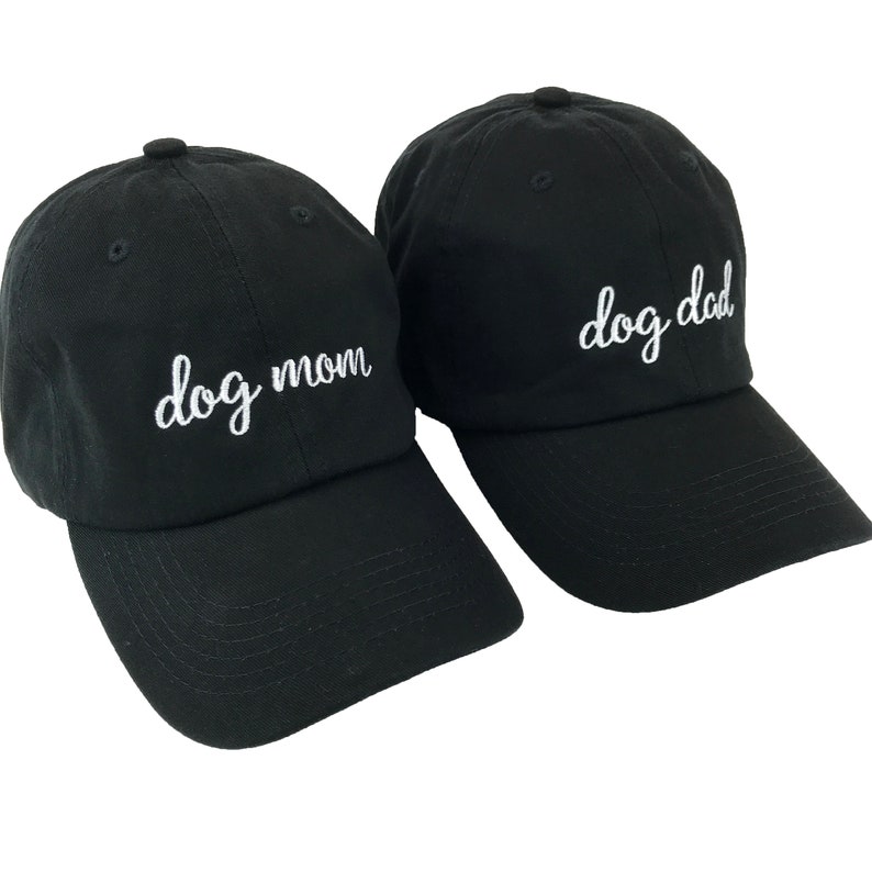 Matching Dog Mom Dog Dad Hat Set Puppy Parents Gotcha Day Etsy