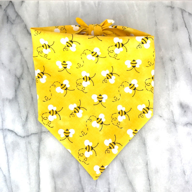 Summer Matching Dog and Owner Set Bumble Bee Dog Scarf | Etsy