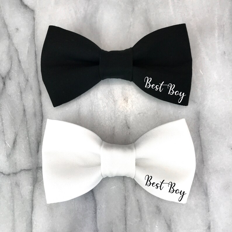 Wedding Dog Bow Tie Dog Wedding Attire Best Boy Engagement Etsy