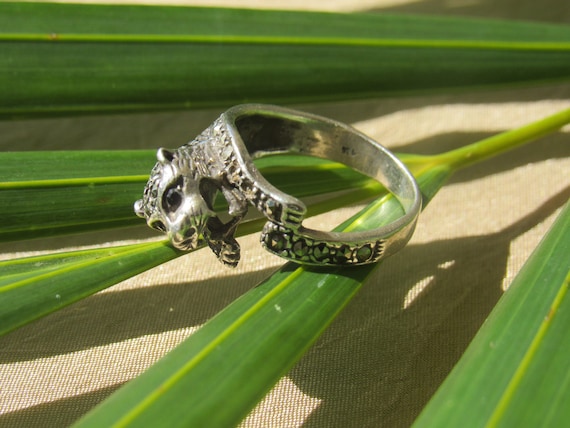 Panther clearance ring silver