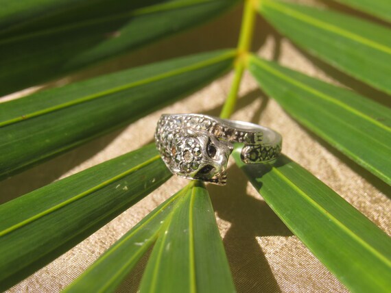 Sterling Silver Panther Ring - image 2