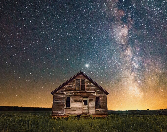 The Shack under the Milky Way (fine art print)