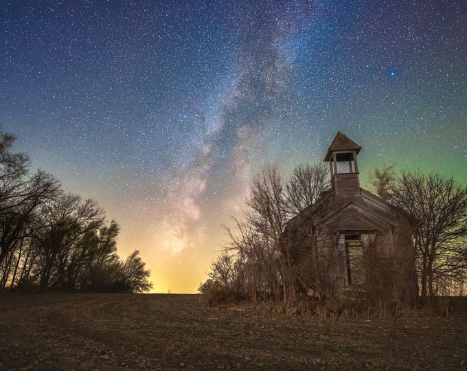 The School House Milky Way (fine art print)