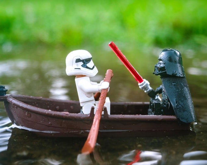 In a boat, far, far away (fine art print)
