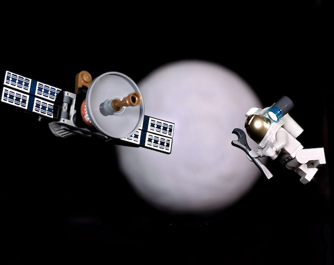 Satellite Servicing Mission (fine art print)