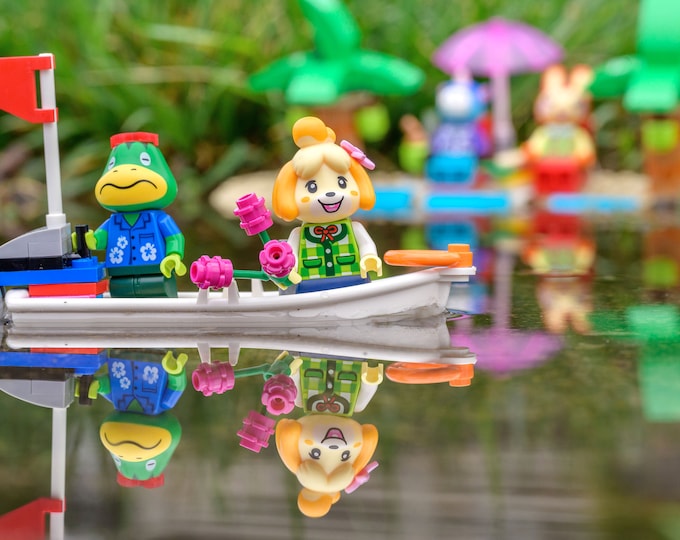 Kapp'n and Isabelle leave the Island (fine art print)