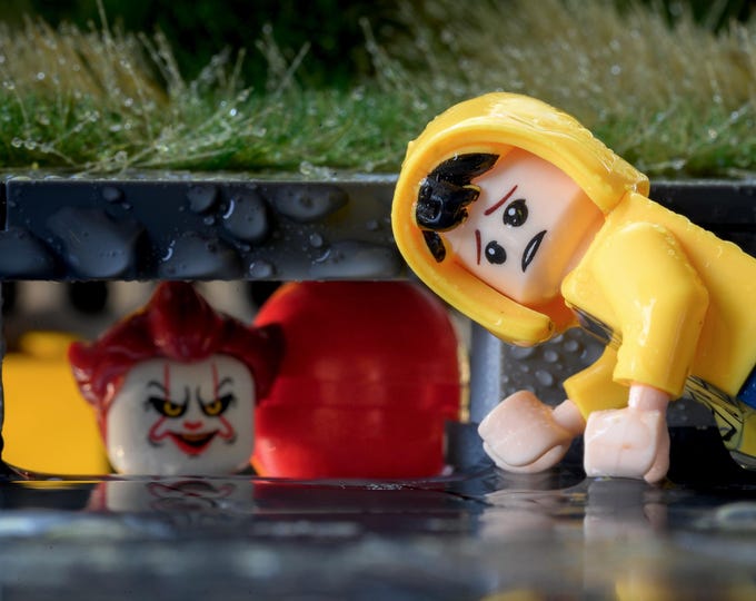 Georgie meets Pennywise