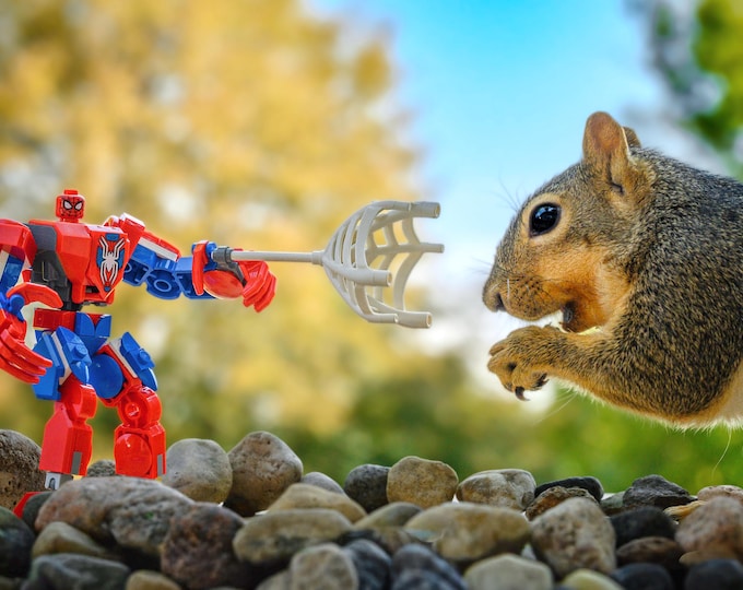 SpiderMech Vs Squirrel