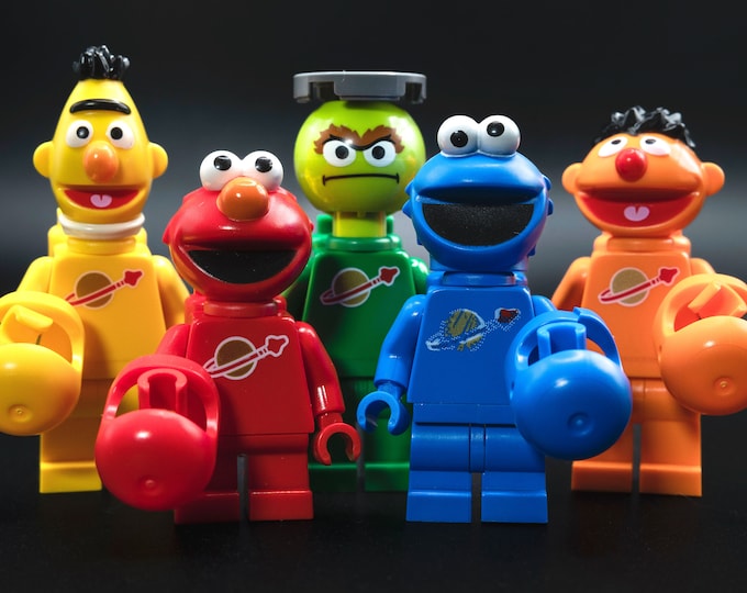 Sesame Goes to Space - Black (fine art print)