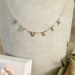 Collar personalizado•Collar personalizado relleno de oro de 14k•collar personalizado•regalo para mamá•regalo para hermana•regalo de mujer•regalo para mujeres•regalo personalizado