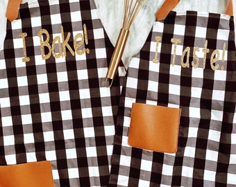 personalized mommy and me aprons