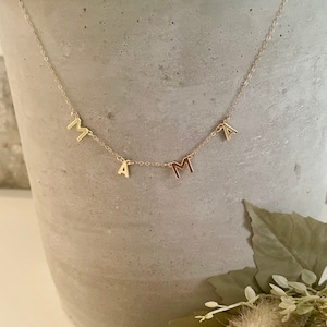 Mama necklace•14k gold filled necklace•custom necklace•gift for mom•gift for women•personalized necklace