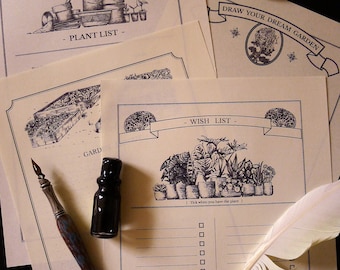 Garden planner, Instant download, garden Printable, garden organizer, Garden plant tracker, compost monitor