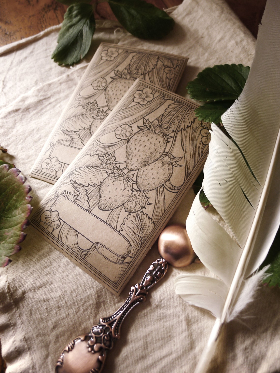 Printable Strawberry Seed Packet Instant Download Seed Etsy