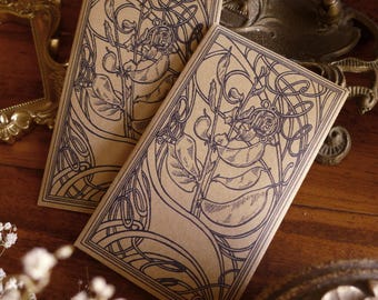 Hyacinth Bean Seed Packet Template, Printable Garden Supply (Digital Download)