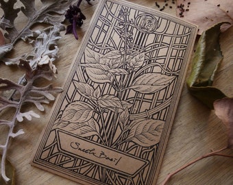 Printable Basil Seed Packet, DIY Seed Envelope (Digital Download)