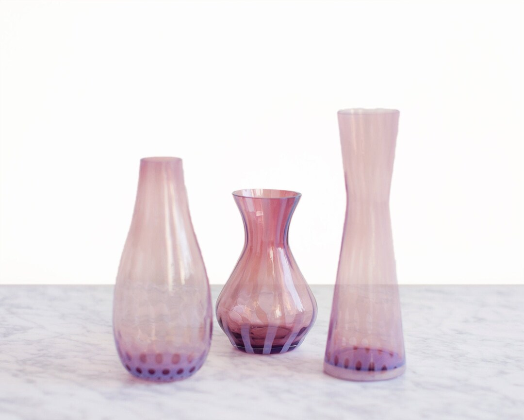 thumbnail image 2 of Homer Laughlin Fiesta Lilac Bud Vase – 1995 Original Stock – Very Limited Production – Vintage 2 of 5