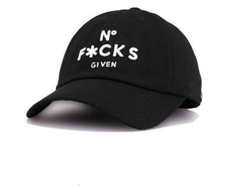 Flat Bill Snapback Caps Hats Zero 0 Fucks Given - Etsy