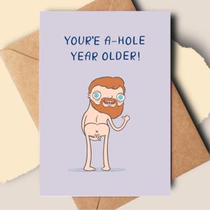 Un agujero: tarjeta de cumpleaños divertida y atrevida para un mejor amigo, compañero, novia, novio, hermano, prometido, prometida, esposo, esposa, cónyuge