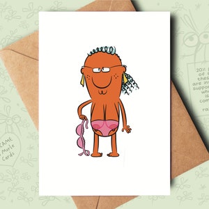 Tarjeta de cumpleaños divertida y grosera para el 40, 50, 60 y 70 cumpleaños para esposa, mamá, abuela, abuela o cualquier amiga, humorística y divertida para la vejez