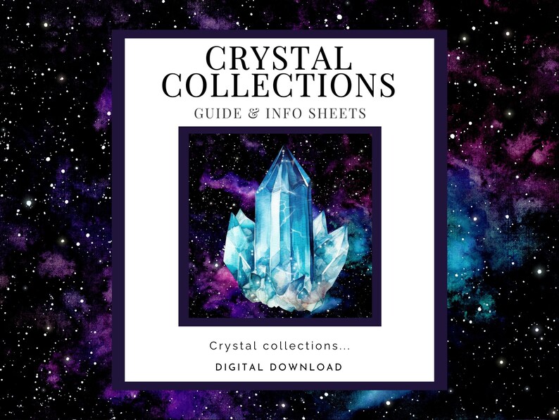 Crystal Collections Guide & Info Sheets DIGITAL/PRINTABLE FILE image 1