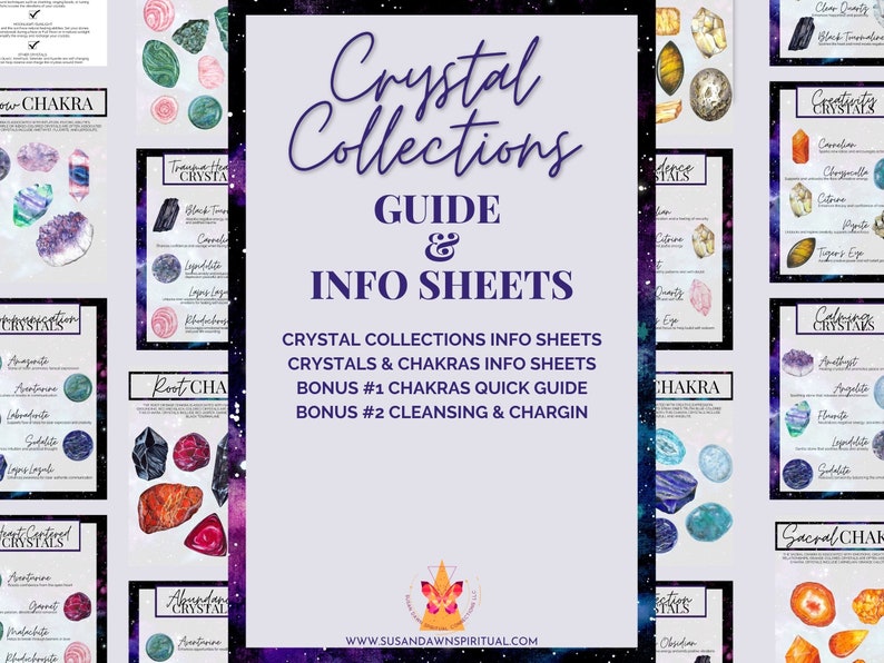 Crystal Collections Guide & Info Sheets DIGITAL/PRINTABLE FILE image 3