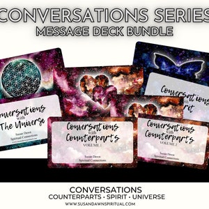Pack de jeux de messages de la série Conversations (homologues, jeux de messages Esprit et univers)