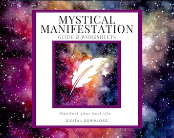 Mystical Manifestation Guide & Worksheets (DIGITAL/PRINTABLE File)